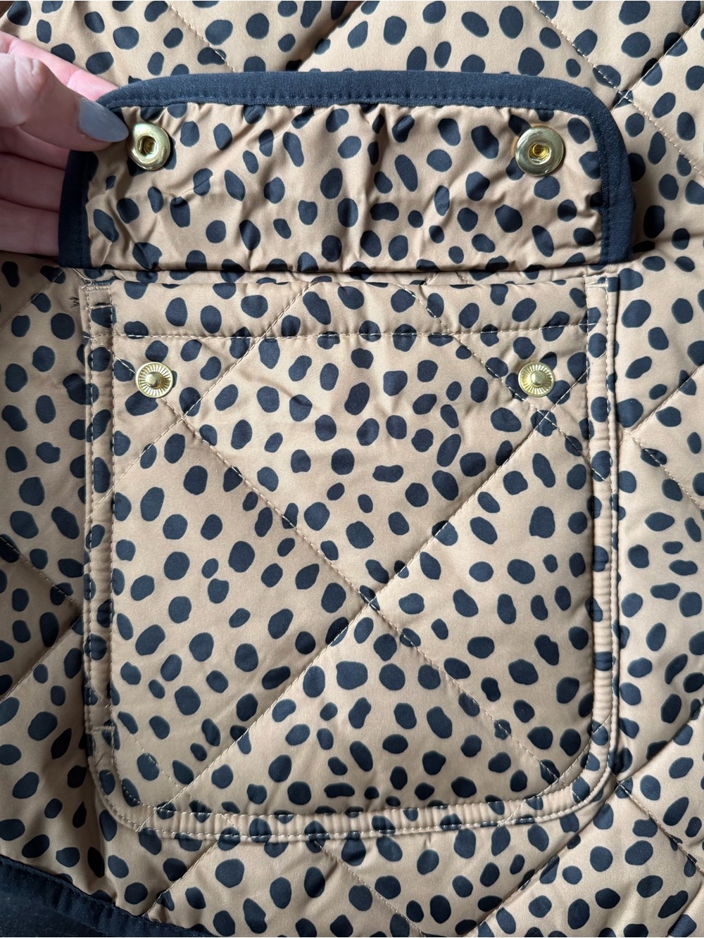 J. Crew Spotted Puffer Vest - Picture 5 of 8